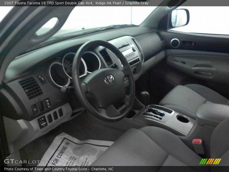 Indigo Ink Pearl / Graphite Gray 2007 Toyota Tacoma V6 TRD Sport Double Cab 4x4