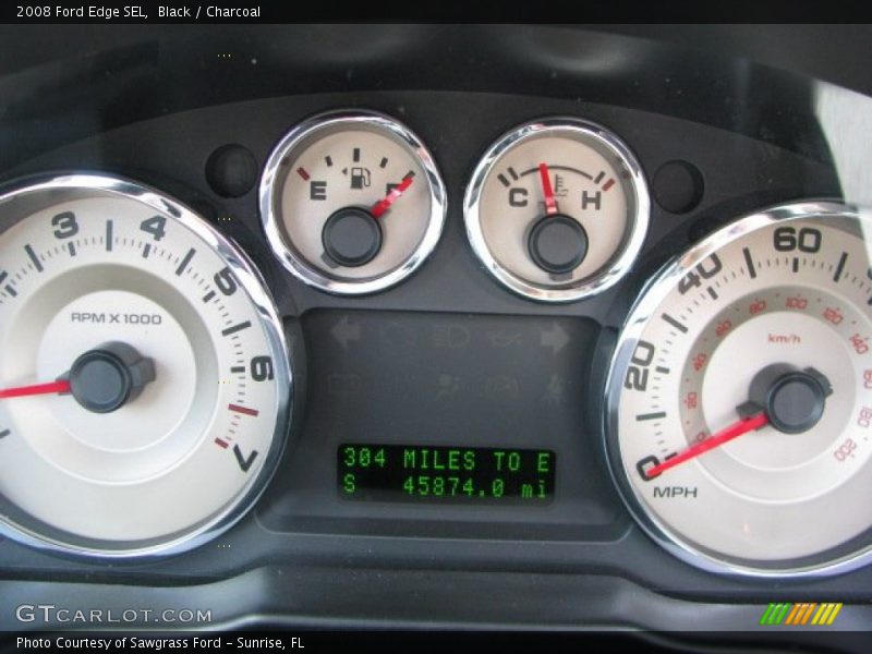 Black / Charcoal 2008 Ford Edge SEL