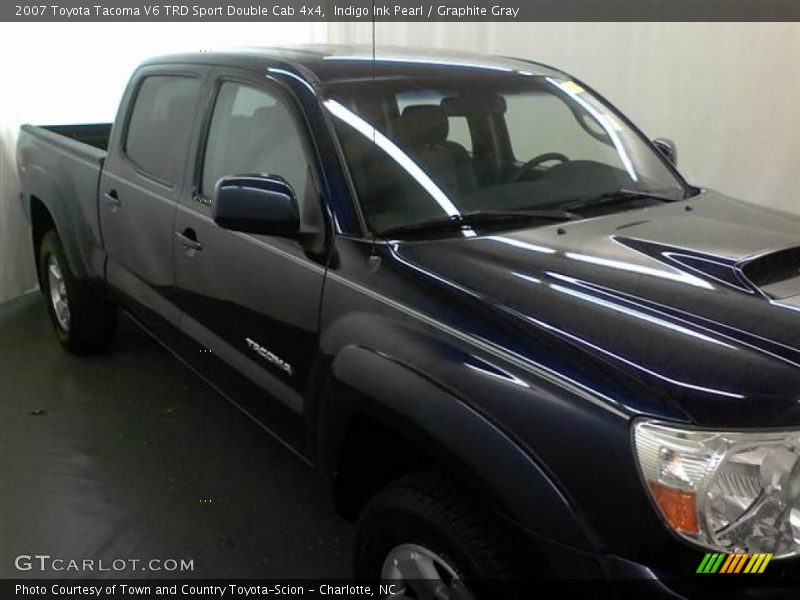 Indigo Ink Pearl / Graphite Gray 2007 Toyota Tacoma V6 TRD Sport Double Cab 4x4
