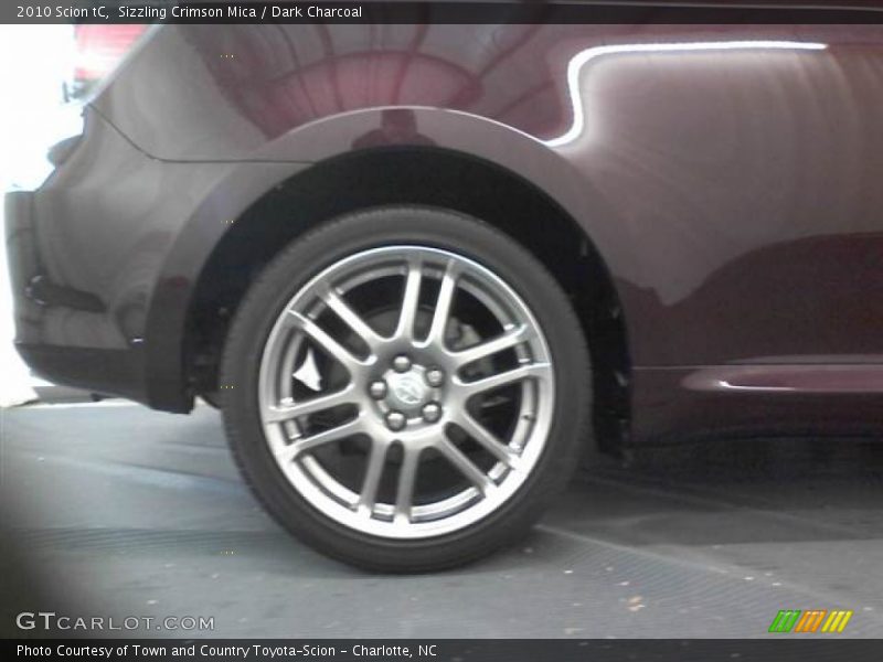 Sizzling Crimson Mica / Dark Charcoal 2010 Scion tC