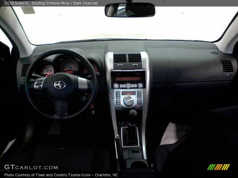 Sizzling Crimson Mica / Dark Charcoal 2010 Scion tC