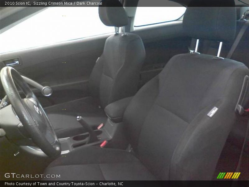 Sizzling Crimson Mica / Dark Charcoal 2010 Scion tC