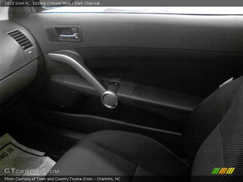 Sizzling Crimson Mica / Dark Charcoal 2010 Scion tC