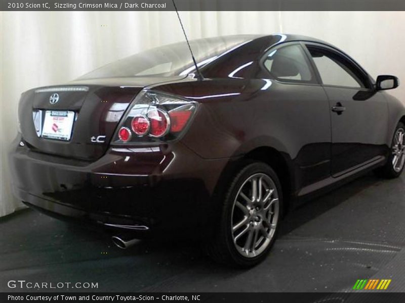 Sizzling Crimson Mica / Dark Charcoal 2010 Scion tC