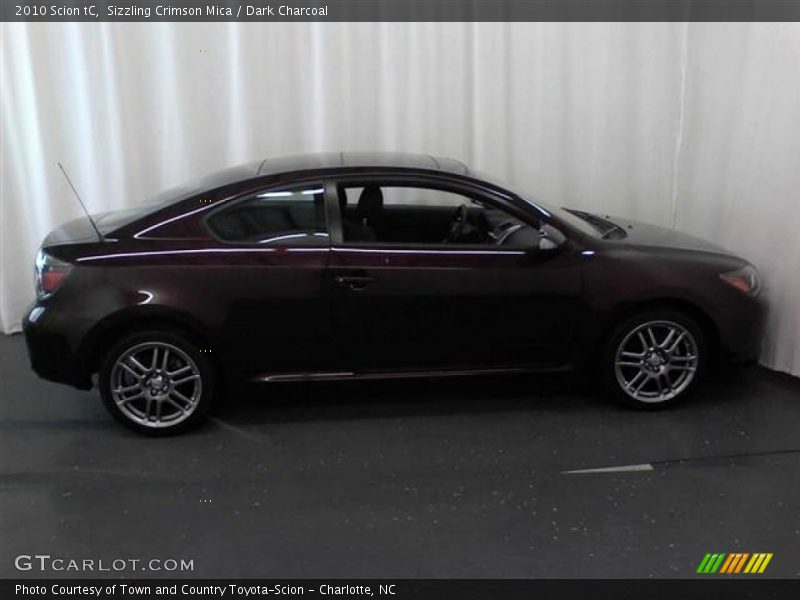 Sizzling Crimson Mica / Dark Charcoal 2010 Scion tC