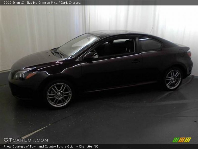Sizzling Crimson Mica / Dark Charcoal 2010 Scion tC