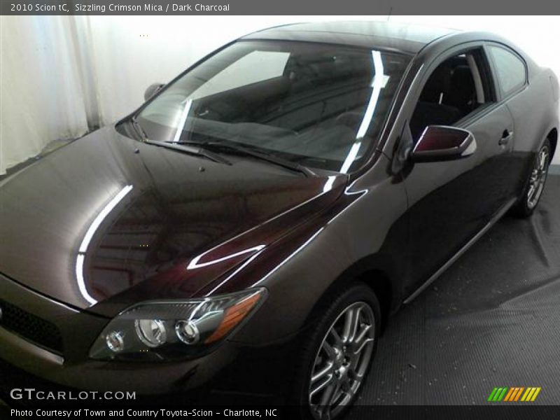 Sizzling Crimson Mica / Dark Charcoal 2010 Scion tC