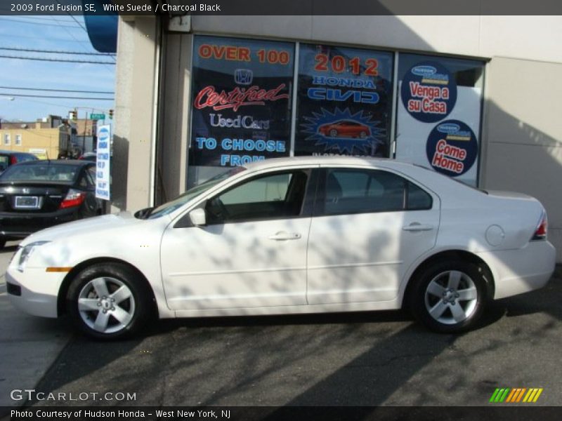 White Suede / Charcoal Black 2009 Ford Fusion SE