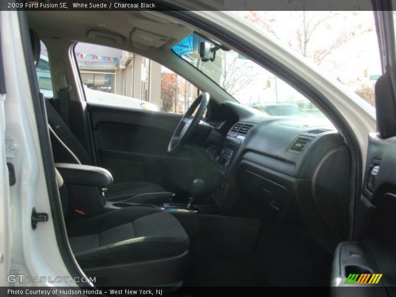 White Suede / Charcoal Black 2009 Ford Fusion SE