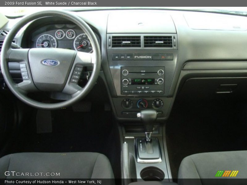 White Suede / Charcoal Black 2009 Ford Fusion SE