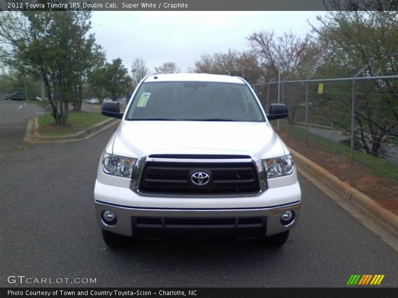 Super White / Graphite 2012 Toyota Tundra SR5 Double Cab