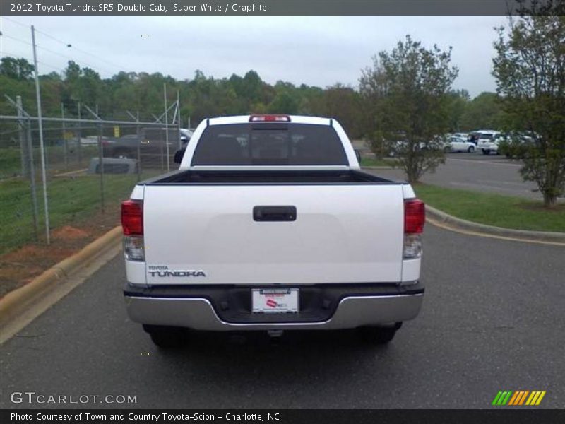 Super White / Graphite 2012 Toyota Tundra SR5 Double Cab