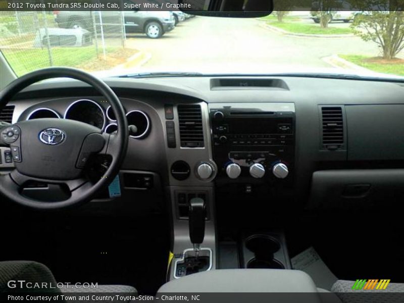 Super White / Graphite 2012 Toyota Tundra SR5 Double Cab