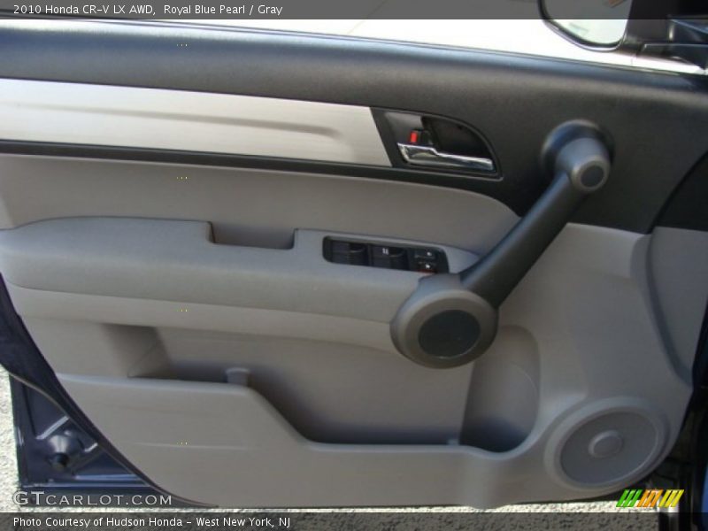 Royal Blue Pearl / Gray 2010 Honda CR-V LX AWD