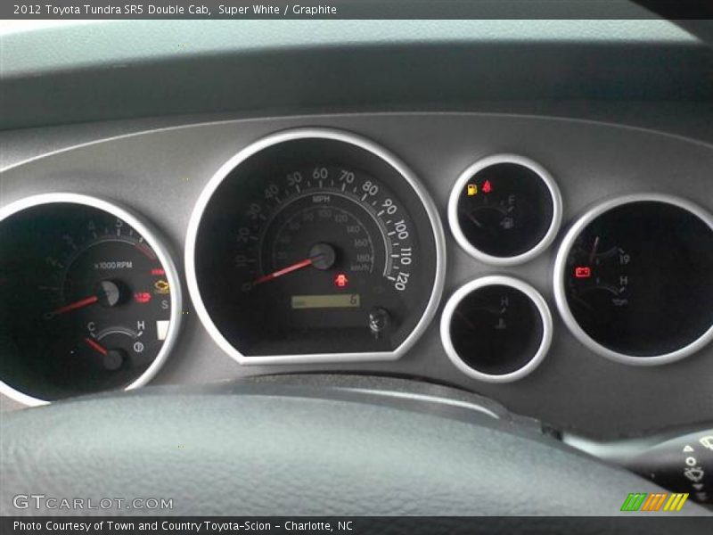 Super White / Graphite 2012 Toyota Tundra SR5 Double Cab