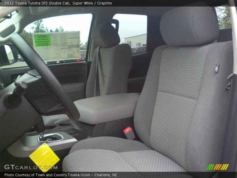 Super White / Graphite 2012 Toyota Tundra SR5 Double Cab