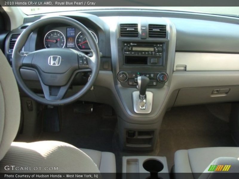 Royal Blue Pearl / Gray 2010 Honda CR-V LX AWD
