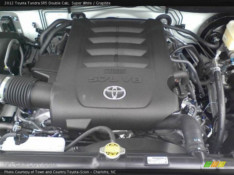 Super White / Graphite 2012 Toyota Tundra SR5 Double Cab