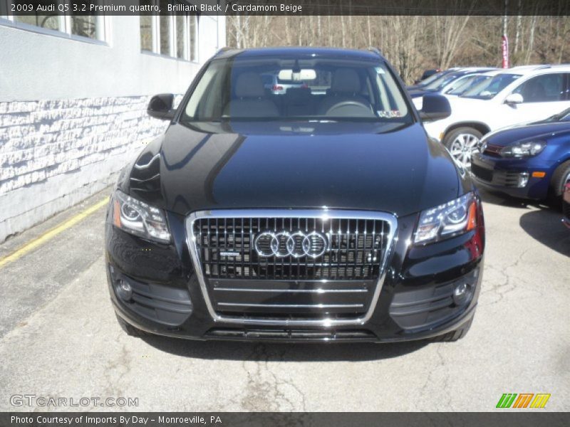 Brilliant Black / Cardamom Beige 2009 Audi Q5 3.2 Premium quattro