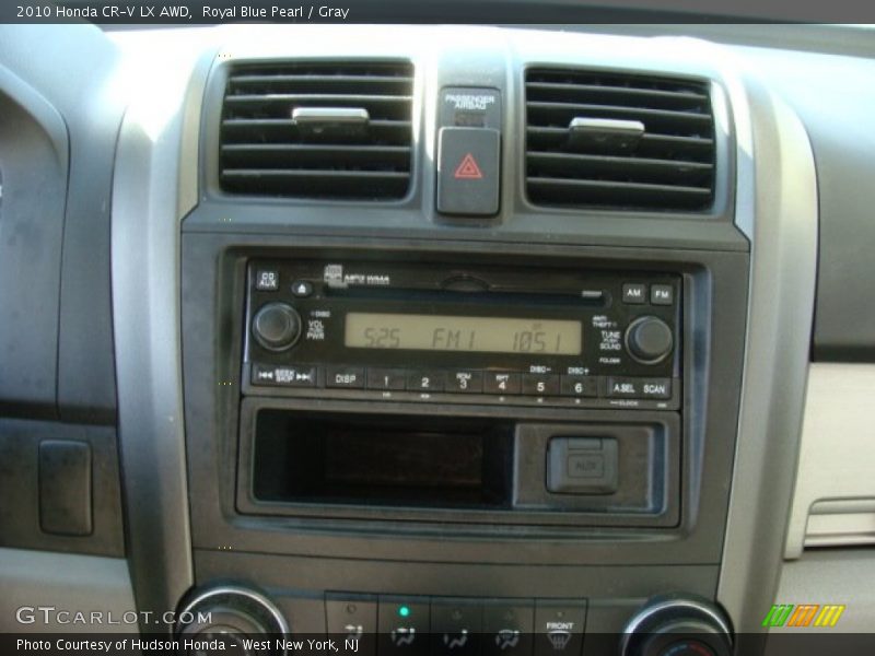 Royal Blue Pearl / Gray 2010 Honda CR-V LX AWD
