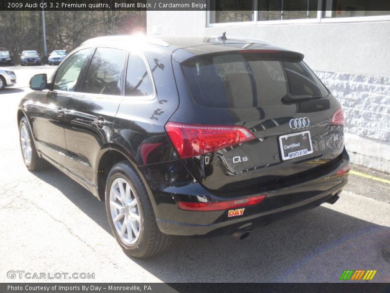 Brilliant Black / Cardamom Beige 2009 Audi Q5 3.2 Premium quattro