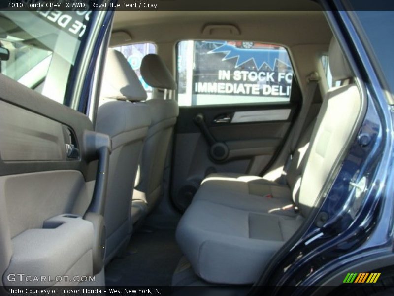 Royal Blue Pearl / Gray 2010 Honda CR-V LX AWD