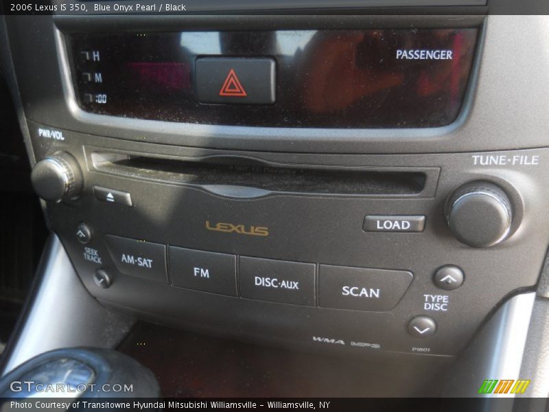 Blue Onyx Pearl / Black 2006 Lexus IS 350