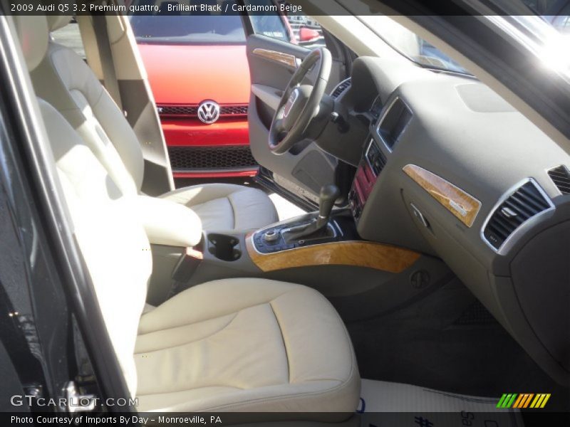 Brilliant Black / Cardamom Beige 2009 Audi Q5 3.2 Premium quattro