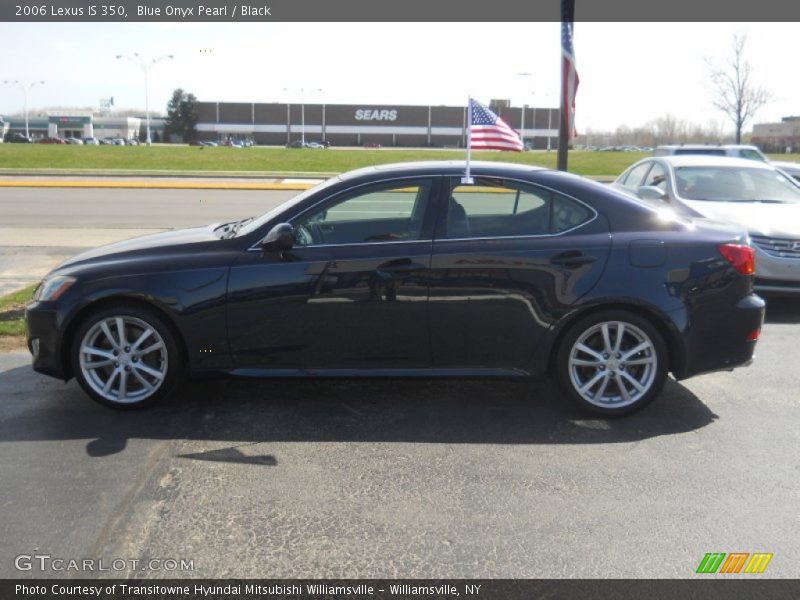 Blue Onyx Pearl / Black 2006 Lexus IS 350