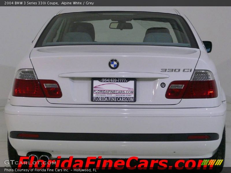 Alpine White / Grey 2004 BMW 3 Series 330i Coupe