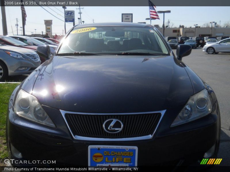 Blue Onyx Pearl / Black 2006 Lexus IS 350