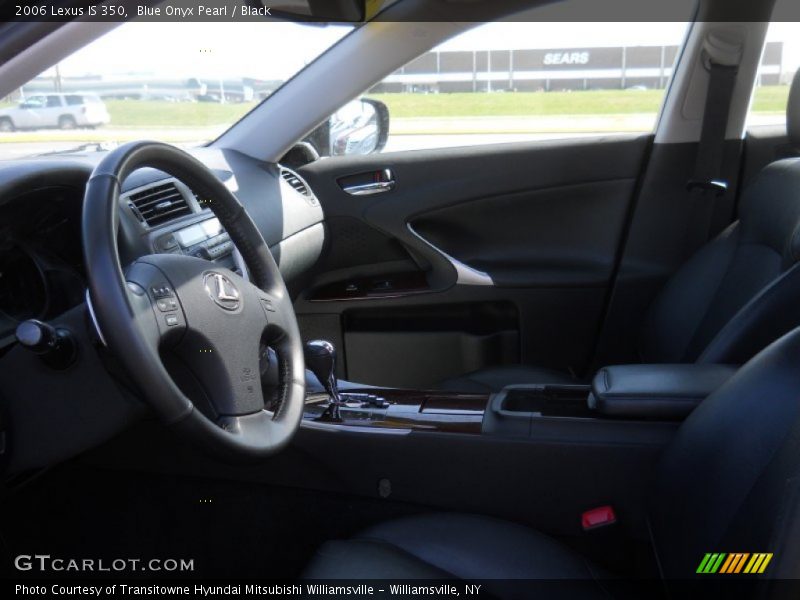 Blue Onyx Pearl / Black 2006 Lexus IS 350