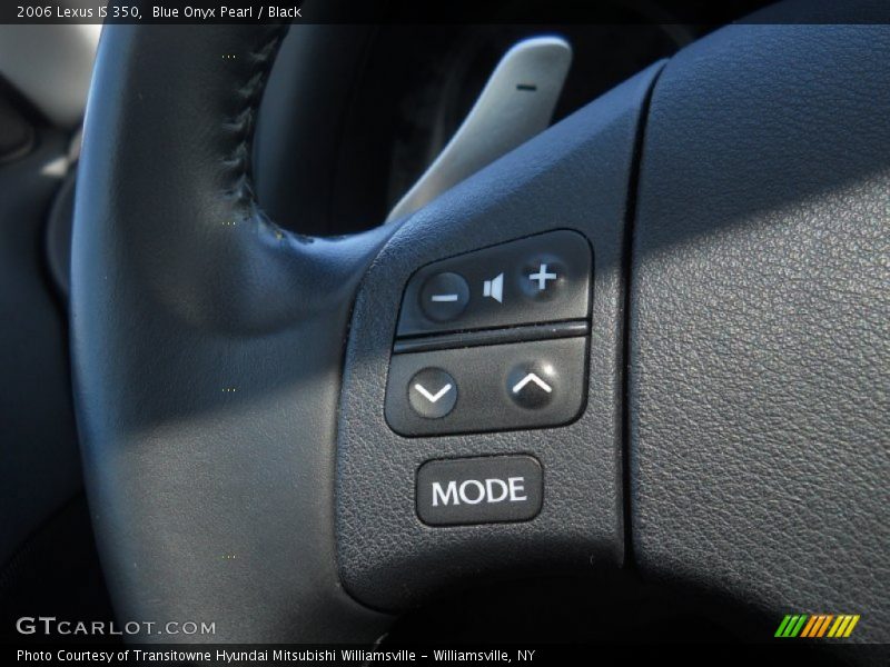 Blue Onyx Pearl / Black 2006 Lexus IS 350