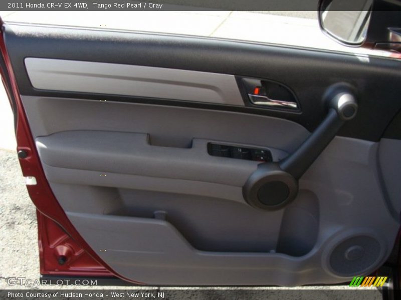 Tango Red Pearl / Gray 2011 Honda CR-V EX 4WD