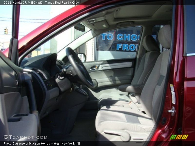 Tango Red Pearl / Gray 2011 Honda CR-V EX 4WD