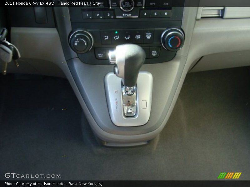 Tango Red Pearl / Gray 2011 Honda CR-V EX 4WD