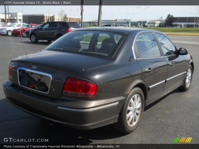 Ebony Black / Black 2004 Hyundai Sonata V6