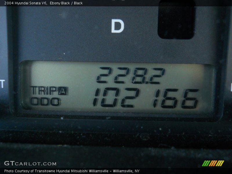 Ebony Black / Black 2004 Hyundai Sonata V6