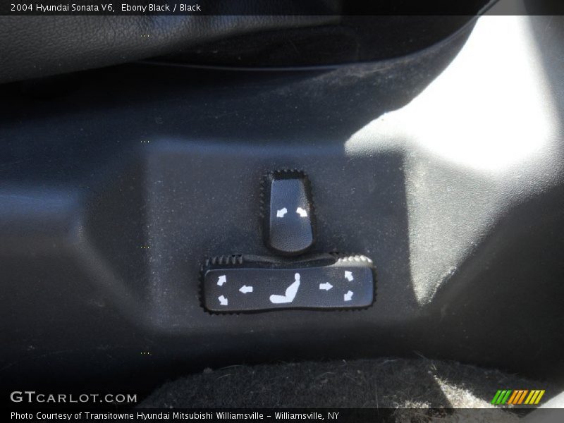 Ebony Black / Black 2004 Hyundai Sonata V6