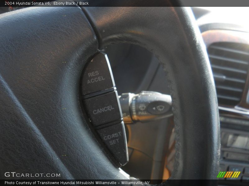 Ebony Black / Black 2004 Hyundai Sonata V6
