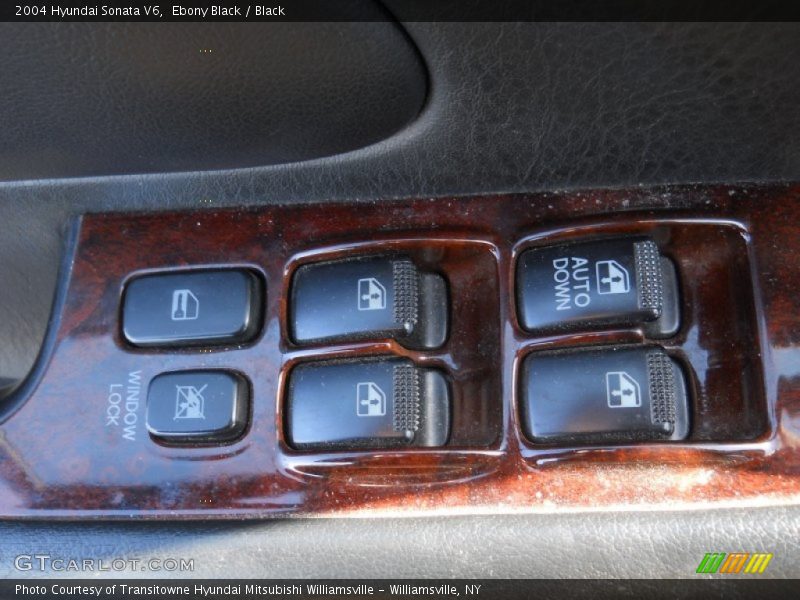 Ebony Black / Black 2004 Hyundai Sonata V6