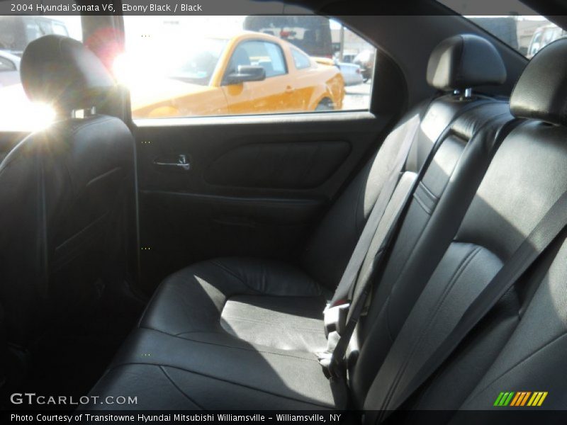 Ebony Black / Black 2004 Hyundai Sonata V6
