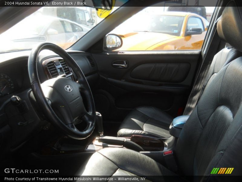 Ebony Black / Black 2004 Hyundai Sonata V6