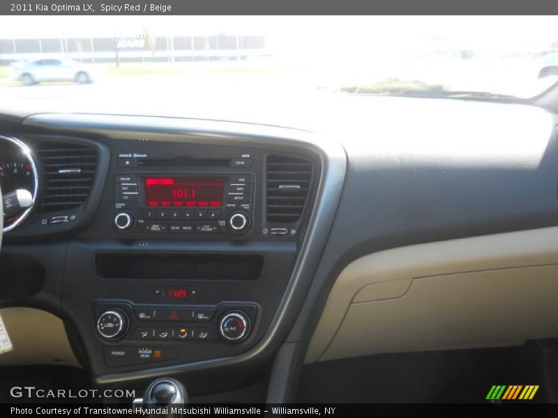 Spicy Red / Beige 2011 Kia Optima LX