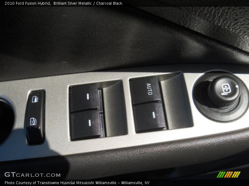Brilliant Silver Metallic / Charcoal Black 2010 Ford Fusion Hybrid