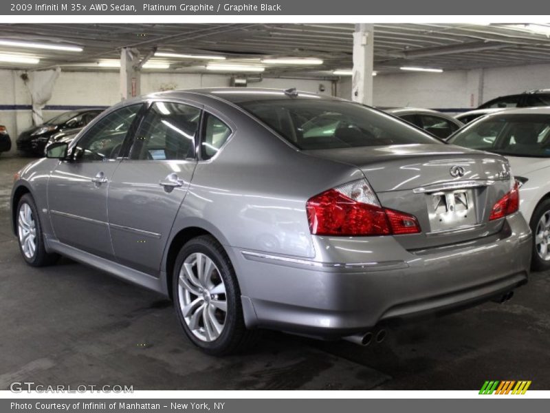 Platinum Graphite / Graphite Black 2009 Infiniti M 35x AWD Sedan