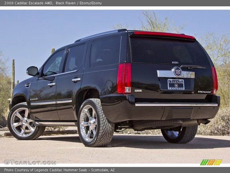 Black Raven / Ebony/Ebony 2009 Cadillac Escalade AWD