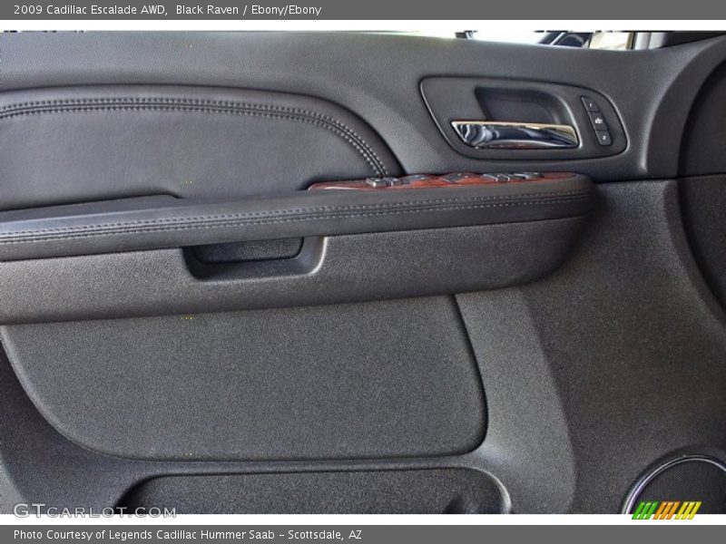 Black Raven / Ebony/Ebony 2009 Cadillac Escalade AWD