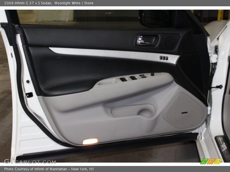 Moonlight White / Stone 2009 Infiniti G 37 x S Sedan