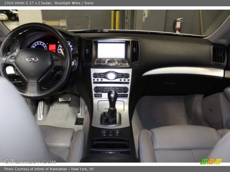 Moonlight White / Stone 2009 Infiniti G 37 x S Sedan
